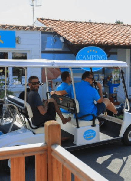 golfette camping paradis