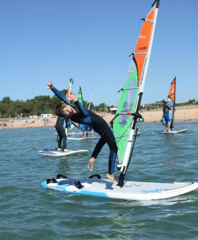 planche à voile la faute sur mer