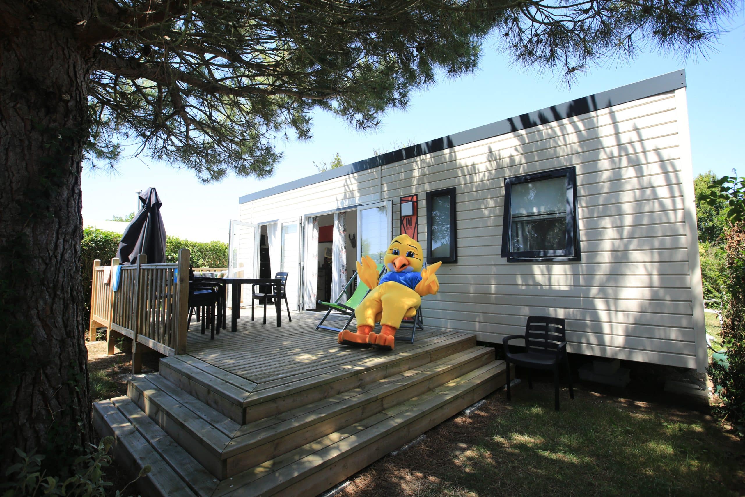 mobil home dans le marais poitevin